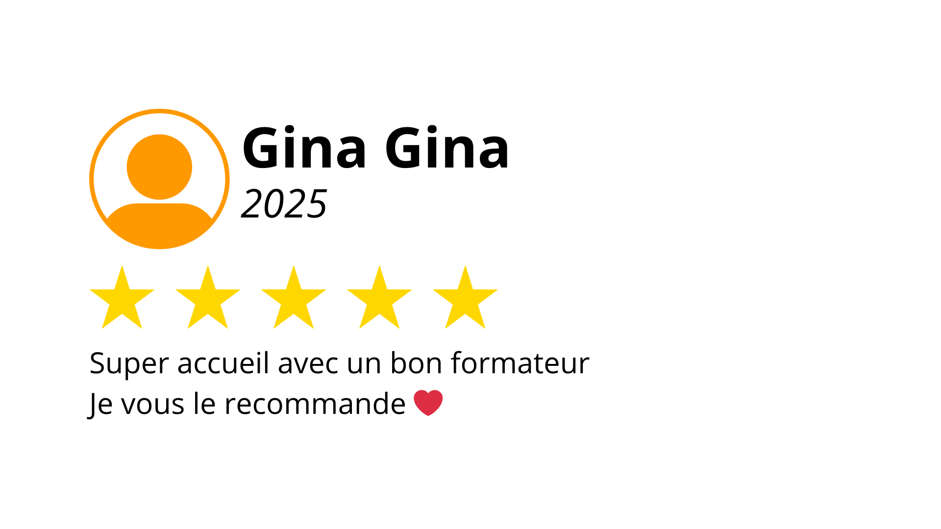 Avis d'une de nos stagiaires